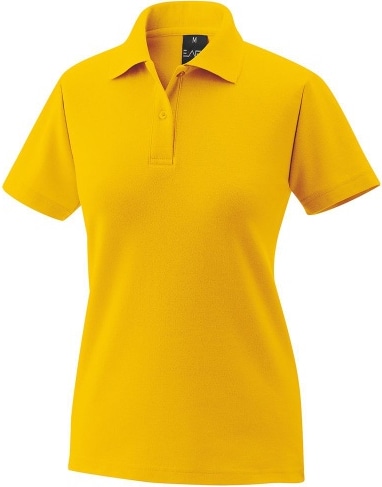 Damenpoloshirt Fb. gelb Gr. L : 65% Baumwolle 35% Polyester 220 g/m² : gelb : L