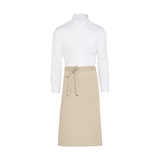 thumbnail of ROME - Recycled Bistro Apron with Pocket: One Size / Grey