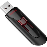 thumbnail of SanDisk UFM 128GB USB CRUZER GLIDE 3.0 USB-Stick USB Typ-A 3.2 Gen 1 (3.1 Gen 1) Schwarz, Rot