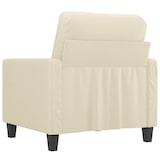 thumbnail of Fauteuil Crème 60 cm Similicuir Modèle Arvelionne