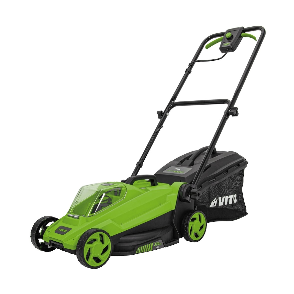 20V snoerloze grasmaaier Breedte 32 cm 30 liter opvangbak Wordt verkocht zonder accu of oplader VITO