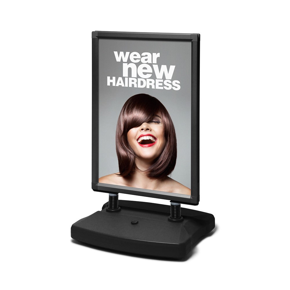 Exposiciónate Windtalker® City Plastic Voet A1 Zwart WTRA1BLK