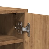 thumbnail of Helloshop26 - Armoire à chaussures range chaussures rangement meuble entrée couloir salon artisanal bois d'ingénierie brun 02_0021530