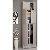 thumbnail of LonaXXL Kleiderschrank 6 Türen 1 Schublade grau.