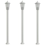 thumbnail of Helloshop26 - Set di 3 lampade da terra per esterni color argento 120 cm acciaio inox argento 02_0042557