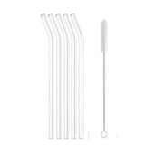 thumbnail of Paille en verre borosilicate | made in France | courbée