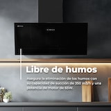 thumbnail of Campana Extractora Decorativa EVVO CE40 Cristal Black
