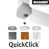 thumbnail of WAGNER Möbelbein U-RAHMEN - Ø 50 x 720 x 700 mm, 2 Anschraubplatten, Aufnahme QuickClick, Edelstahl-Optik - 12501201