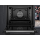 thumbnail of Siemens iQ700, Einbau-Backofen, 60 x 60 cm, Schwarz, Edelstahl HB776G1B1
