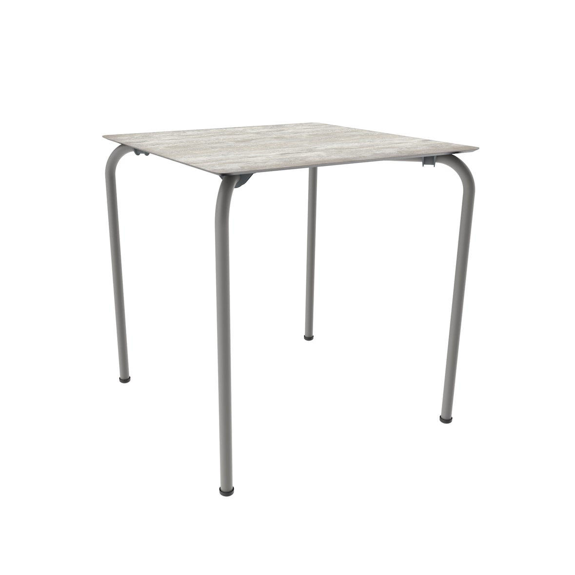 garbar CORE Mesa Cuadrada Interior, Exterior 70x70 Madera Lavada