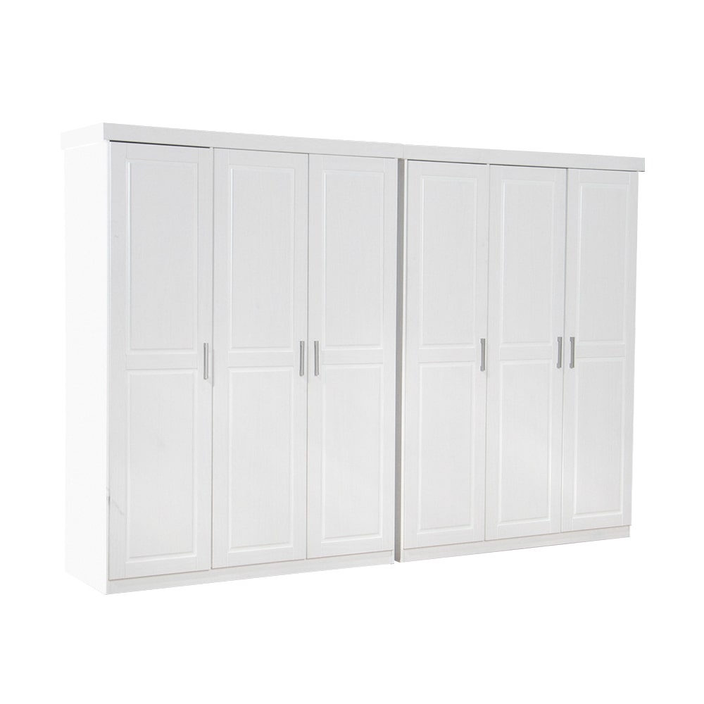 Magnus Kleiderschrank 6-Trg. Breite 280 cm, Höhe 190 cm weiß.