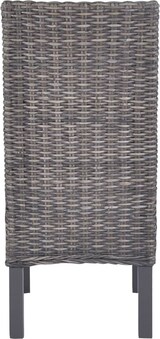 thumbnail of vidaXL Esszimmerstühle 6 Stk. Braun Kubu Rattan und Mangoholz