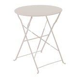 thumbnail of Table pliante en acier beige clair