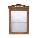 thumbnail of Securit® Présentoir porte-menu LED A4 "Rustic" - Acajou - 4 vues