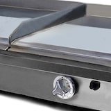 thumbnail of MBH - Plancha a gas industrial tres zonas 400x400 mm de cromo duro para hostelería. Fry Top para cocina profesional para bar y restaurante.