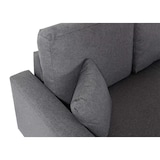 thumbnail of Ecksofa mit Bettkasten HWC-L17, Couch Sofa L-Form, Liegefläche Nosagfederung 228cm ~ dunkelgrau