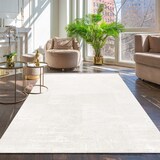thumbnail of Teppich Kurzflor meliert Wohnzimmer schmutzabweisend Creme Rechteckig 120x170 | 100% Polyester, Rücken aus Baumwolle | Florhöhe: 9 mm | pflegeleicht