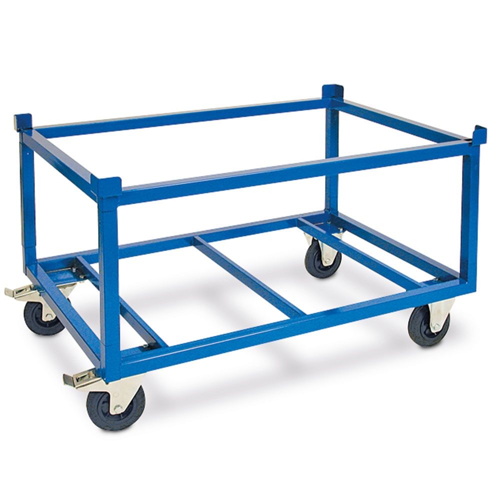 Rollrahmen für Paletten und Behälter, hoch, LxBxH 1220 x 820 x 790 mm, Tragkraft 1000 kg