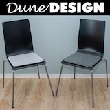 thumbnail of Filz Sitzkissen Eckig 35x35cm 8mm Stuhlkissen Sitzauflage Filzkiss Hellgrau Grau