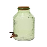thumbnail of Getränkespender mit Zapfhahn 20x30cm Glas 8l Wasserspender Kanister mit Hahn Gartenparty Retro Limonadenspender Saftspender Gastro Trinkbehälter