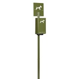 thumbnail of ROSSIGNOL Borne de propreté canine à enfouir liasses 500 sacs HYGECA vert olive