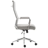 thumbnail of Sedia ufficio KOLUMBUS in tessuto grigio