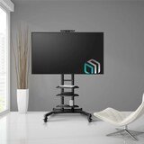 thumbnail of ONKRON zusätzliche AV-Ablage für TV-Ständer Standfuss TS1881-BLK / WHT höhenverstellbar tragbar bis 4,5 kg LxB 510x320 mm APT1881 Schwarz