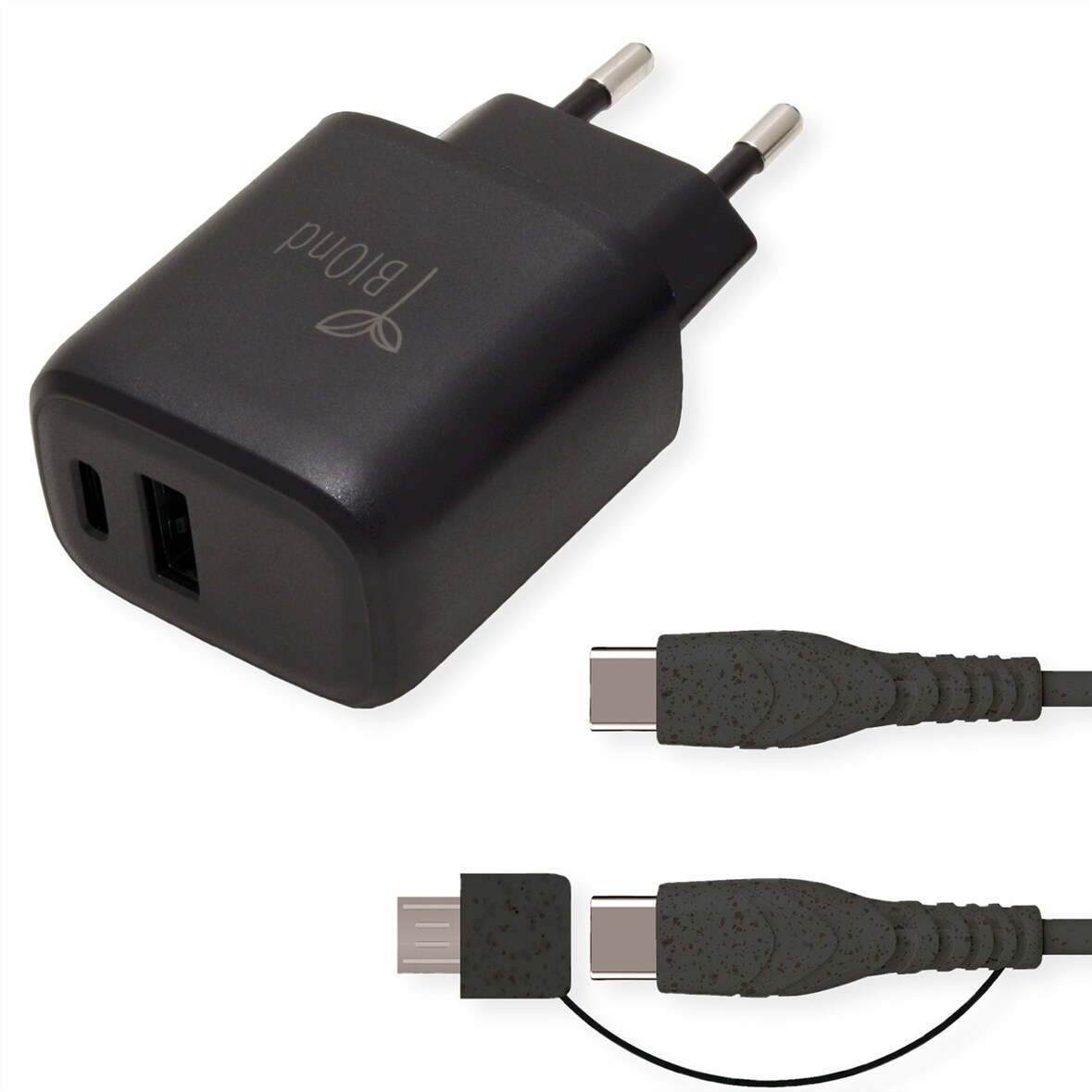 BIOnd BIO-CMC-20W PD 20W Oplader Dubbele poort USB-C