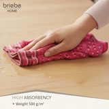 thumbnail of Briebe Geschirrtücher 100 % Baumwolle Frottee 6er Set 50x50 cm, 500 g/m² Hohe Saugfäh, PC1192-6, Mehrfarbig