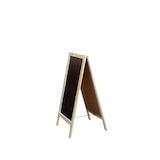 thumbnail of Biscottini Lavagna Cavalletto - Lavagna da terra - Lavagna bifacciale nera in legno - Lavagna scrivibile con gessetti - Lavagna esterno e interno