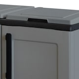 thumbnail of Armoire de Tri Sélectif 3 Poubelles Gris - Meuble de Recyclage Extérieur Gris - Dimensions 102 x 37 x 84 cm - INTEC