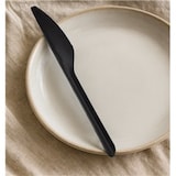 thumbnail of MONOUSO - Coltello Riutilizzabile in PP Nero 17,8cm (1.000 Pezzi)