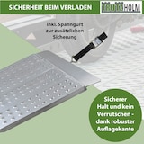 thumbnail of TRUTZHOLM 1 x Alu Auffahrrampe 200 x 56 cm Traglast 540 kg grau starr perforiert Verladerampe