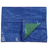 thumbnail of Markise 4 x 5 m, doppelseitig, blau/grün, Metallösen, Dichte 90 g/m2, Edm