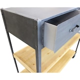 thumbnail of Bob Gardens Scaffale con ruote in Acciaio cm 90,5x39,5x92,5 - JOLYON Marrone