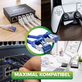 thumbnail of InLine® Patchkabel, Cat.6A, S/FTP, TPE (LSZH), CCA, grau, 0,5m