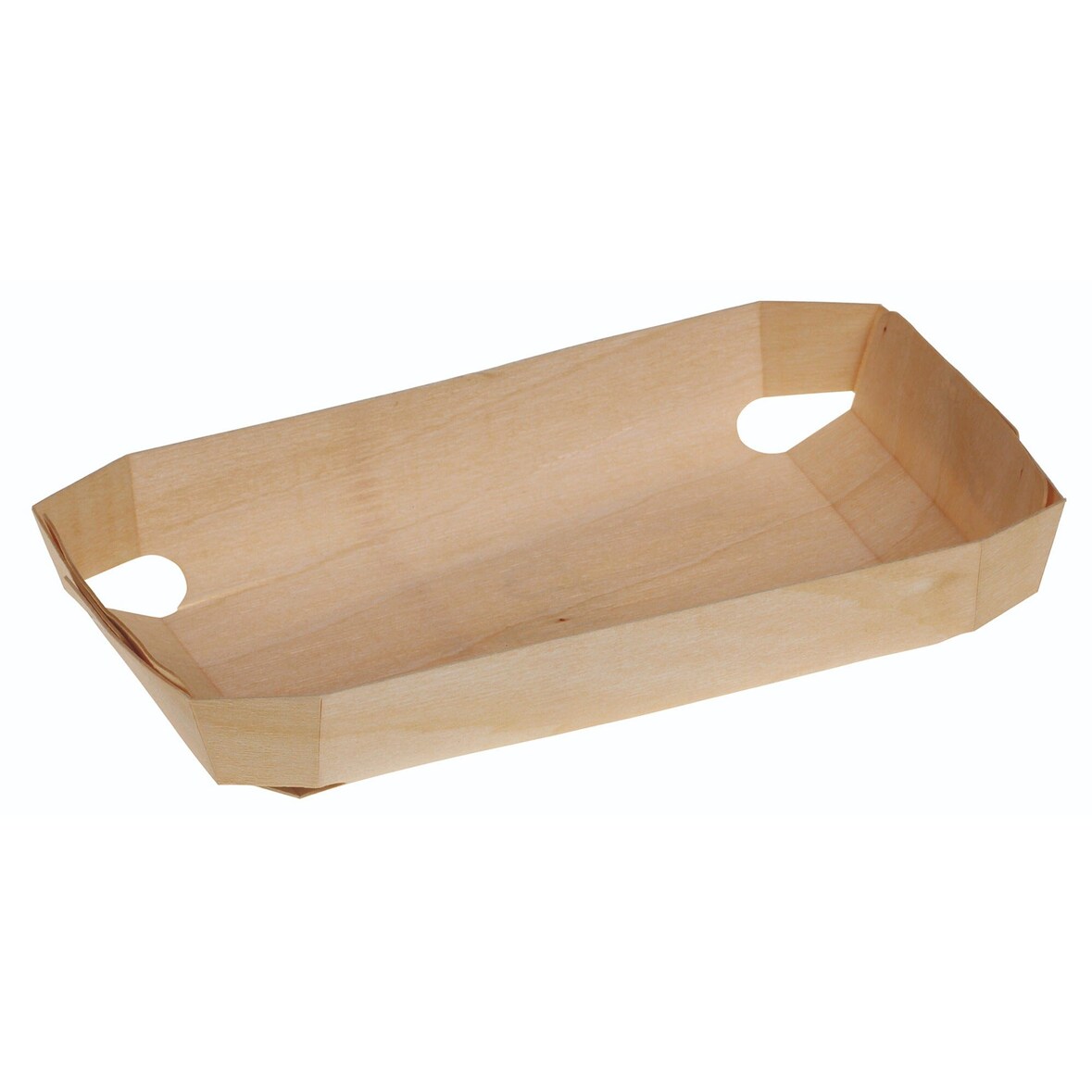 WISEFOOD 100 Stück - Holzbackform - 245x140x40mm - genäht