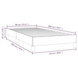 thumbnail of vidaXL Bettgestell Schwarz 90x200 cm Samt