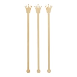 thumbnail of PAPSTAR 100 Getränke-Quirle, Bambus "pure" 20 cm "Crown"