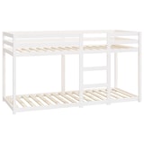 thumbnail of vidaXL Stapelbed 80x200 cm massief grenenhout wit