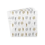 thumbnail of Serviette "Hypolite" (Seepferdchen) aus Linclass® Airlaid 40 x 40 cm, 12 Stück