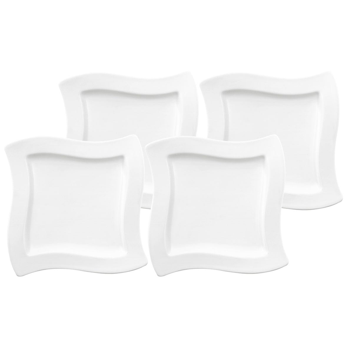 Villeroy & Boch NewWave Frühstücksteller 24 x 24 cm 4er Set