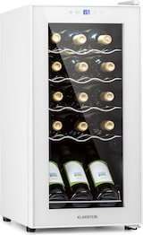 thumbnail of Klarstein Shiraz 15 Slim Uno Weinkühlschrank 44l Touch-Bedienfeld 5-18°C Weißes Glas