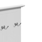 thumbnail of vidaXL Keukentrolley BODO 72x45x80 cm wit en bruin