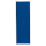 thumbnail of Lüllmann® Geräteschrank, 2 Abteile, 1800 x 600 x500 mm, lichtgrau/enzianblau