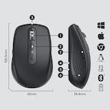 thumbnail of Logitech MX Anywhere 3 Kabellose Maus Graphite