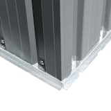 thumbnail of vidaXL Tuinhuis grijs metaal