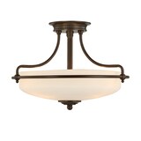thumbnail of Lampada A Soffitto Contemporanea Griffin Metallo Bronzo Palladiano 3 Luci E27