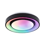 thumbnail of Paulmann Plafonnier LED Rainbow With rainbow effect    RGBW+ 750lm 230V 22W gradable Noir#Blanc 70544