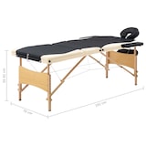 thumbnail of Helloshop26 - Klappbare Massageliege 3-teilig schwarzes und beiges Holz 02_0001832